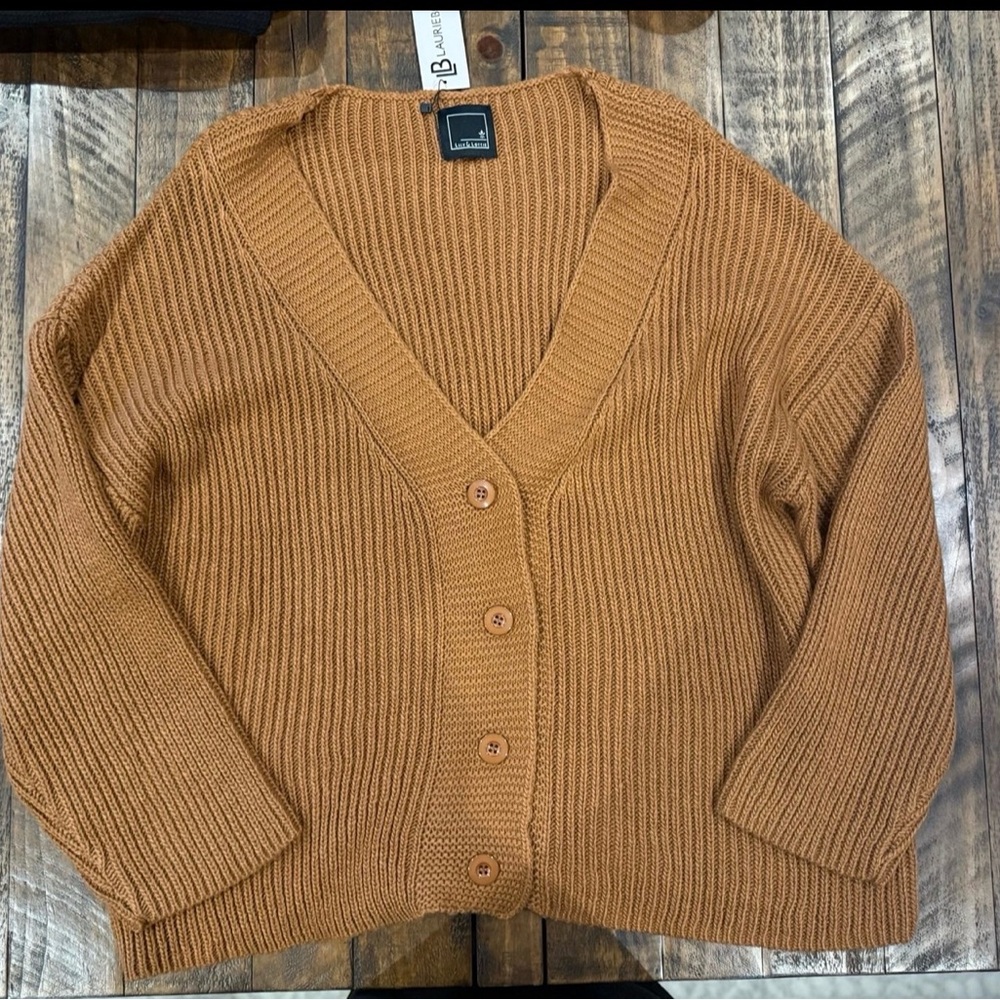 Cozy Brown Cardigan Sweater